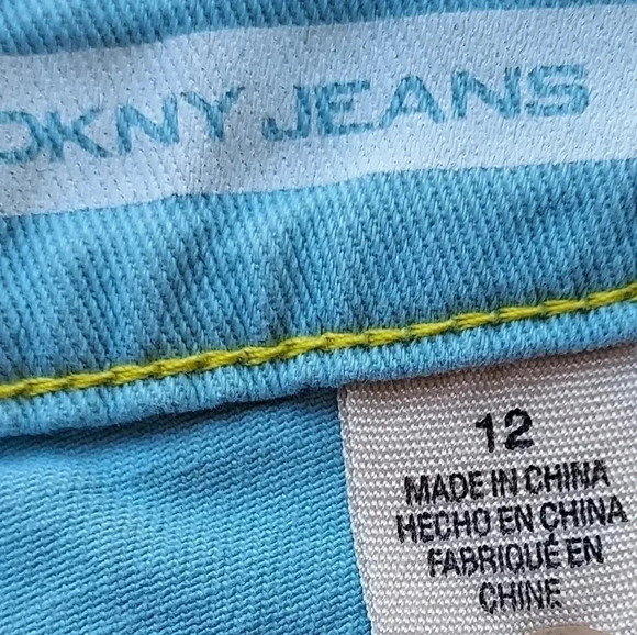 DKNY Jeans Soho Skinny Size 12 Mint Color - Picture 7 of 12